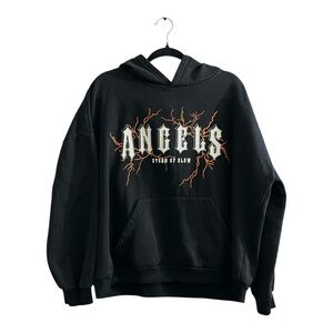 Adika Black Angels storm of glow Women’s oversized hoodie